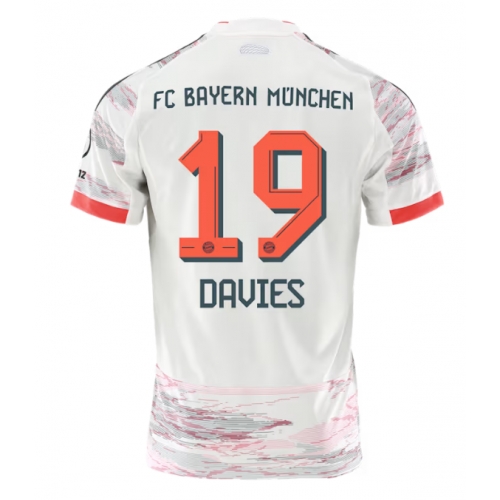 Billige Fotballdrakt Bayern Munich Alphonso Davies #19 Replika Bortedrakt 2025-26 Kortermet Billige Fotballdrakt Bayern Munich Alphonso Davies #19 Replika Bortedrakt 2025-26 Kortermet